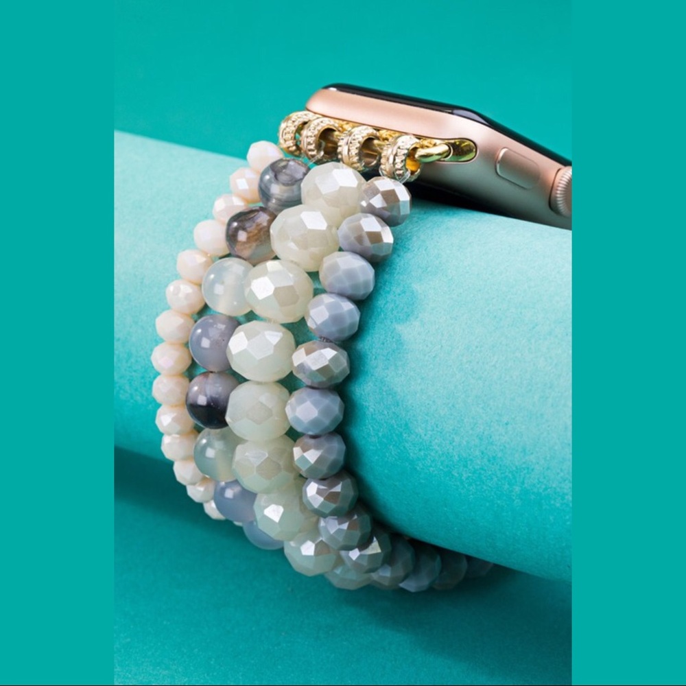 4 strand beaded band for Apple Watch one size